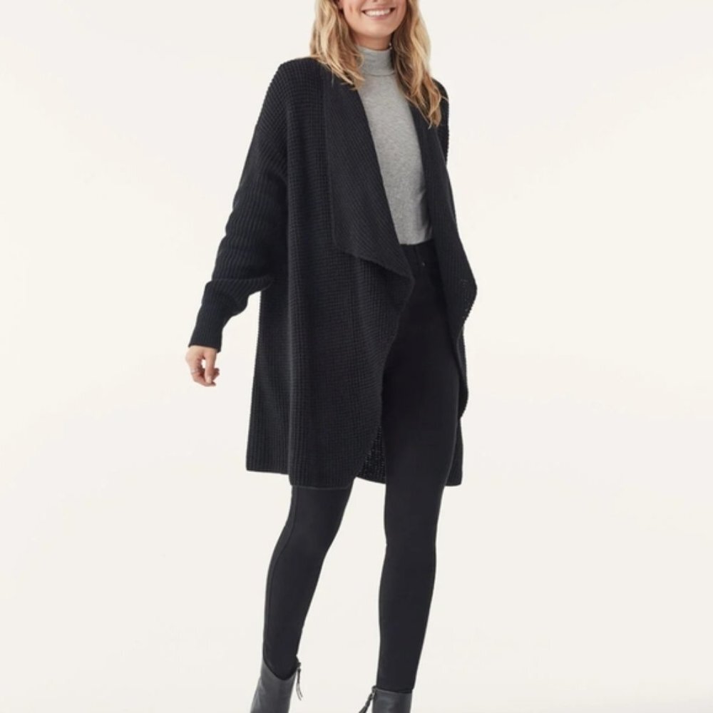 SPLENDID Waffle Stitch Cardigan